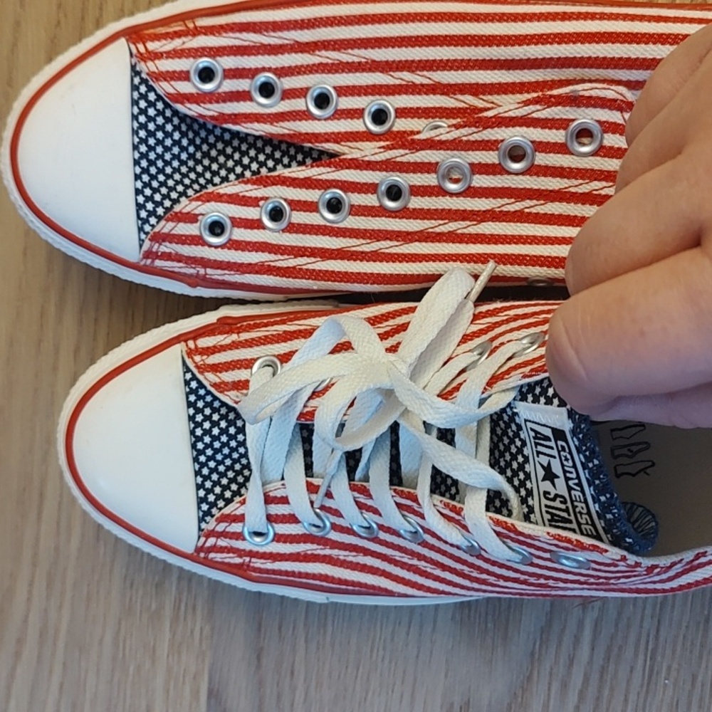 Converse Chuck Taylor All-Star "American Flag" Stars & Stripes Size 11 - Picture 8 of 16